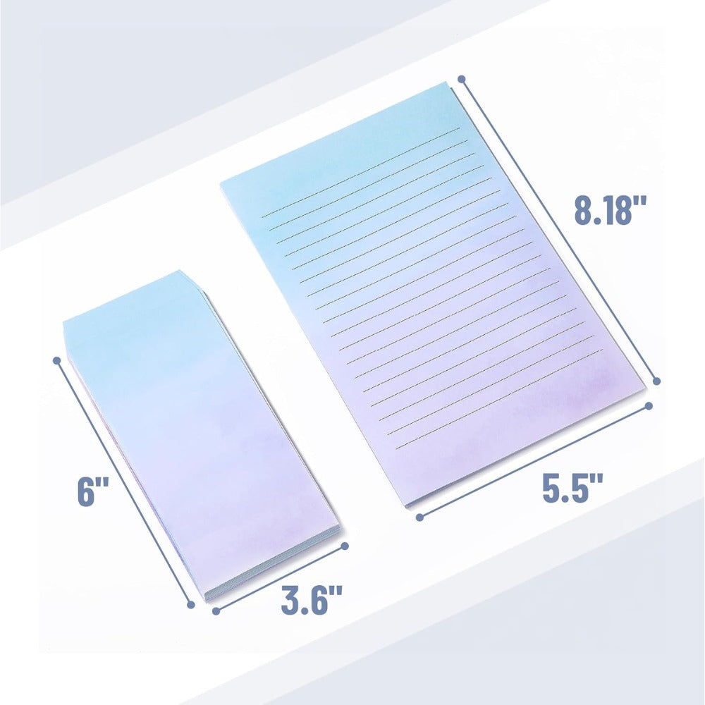 Mr. Pen Stationery Writing Paper Set with Envelopes – Pastel Letter Paper, 8.18" x 5.5", Decorative Writing Stationery