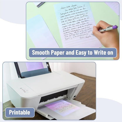 Mr. Pen Stationery Writing Paper Set with Envelopes – Pastel Letter Paper, 8.18" x 5.5", Decorative Writing Stationery