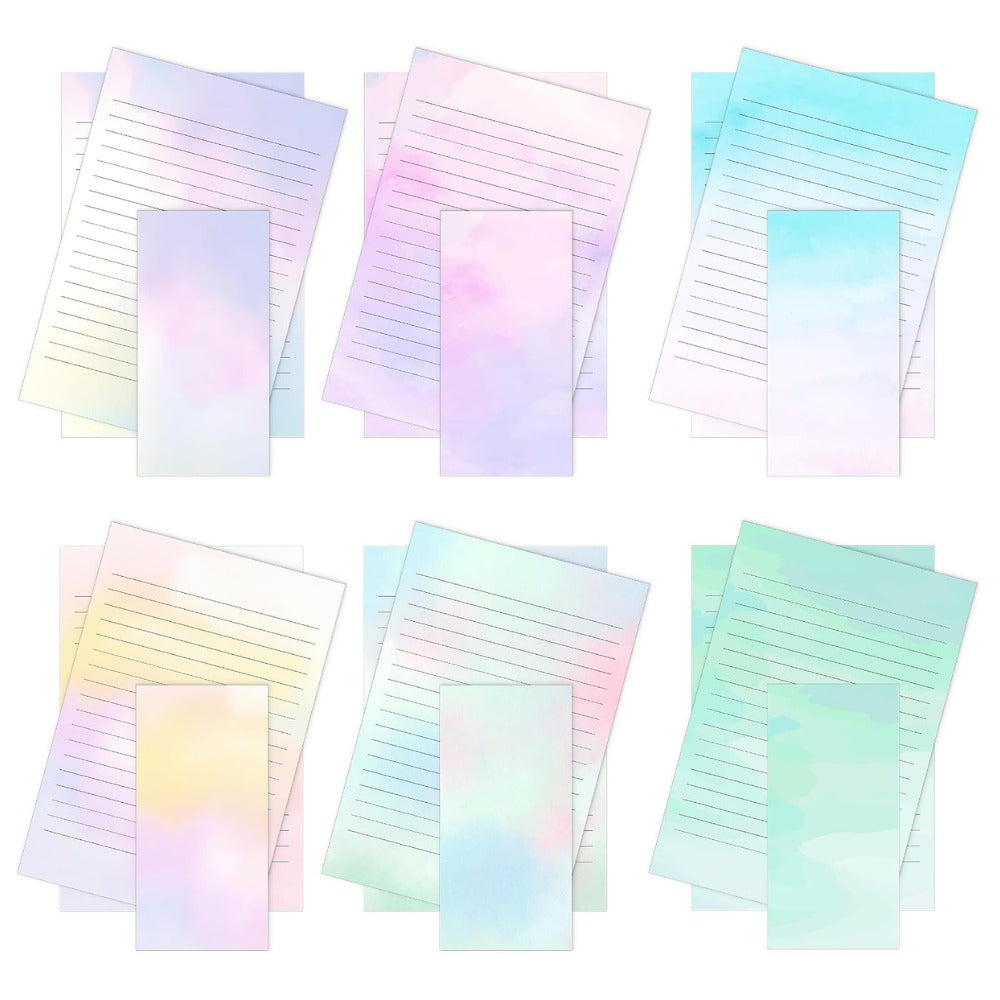 Mr. Pen Stationery Writing Paper Set with Envelopes – Pastel Letter Paper, 8.18" x 5.5", Decorative Writing Stationery